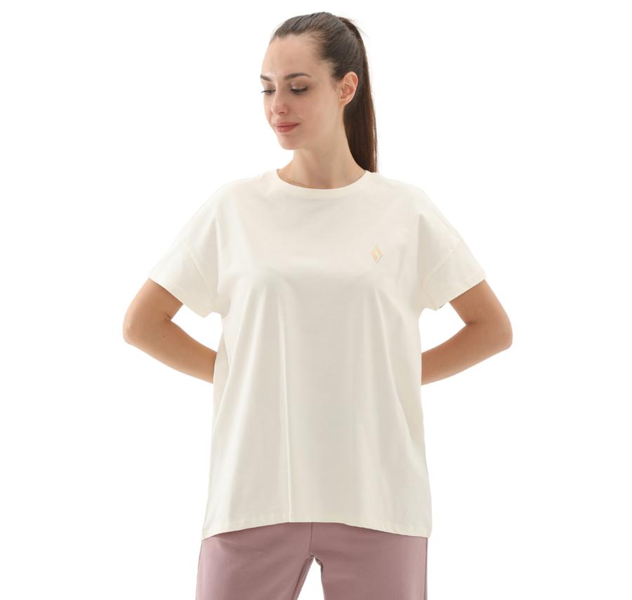Skechers Performance Tops W Crew Neck T-Shirt Kadın T-Shirt Beyaz Skechers Performance Tops W Crew Neck T-Shirt Kadın T-Shirt Beyaz
