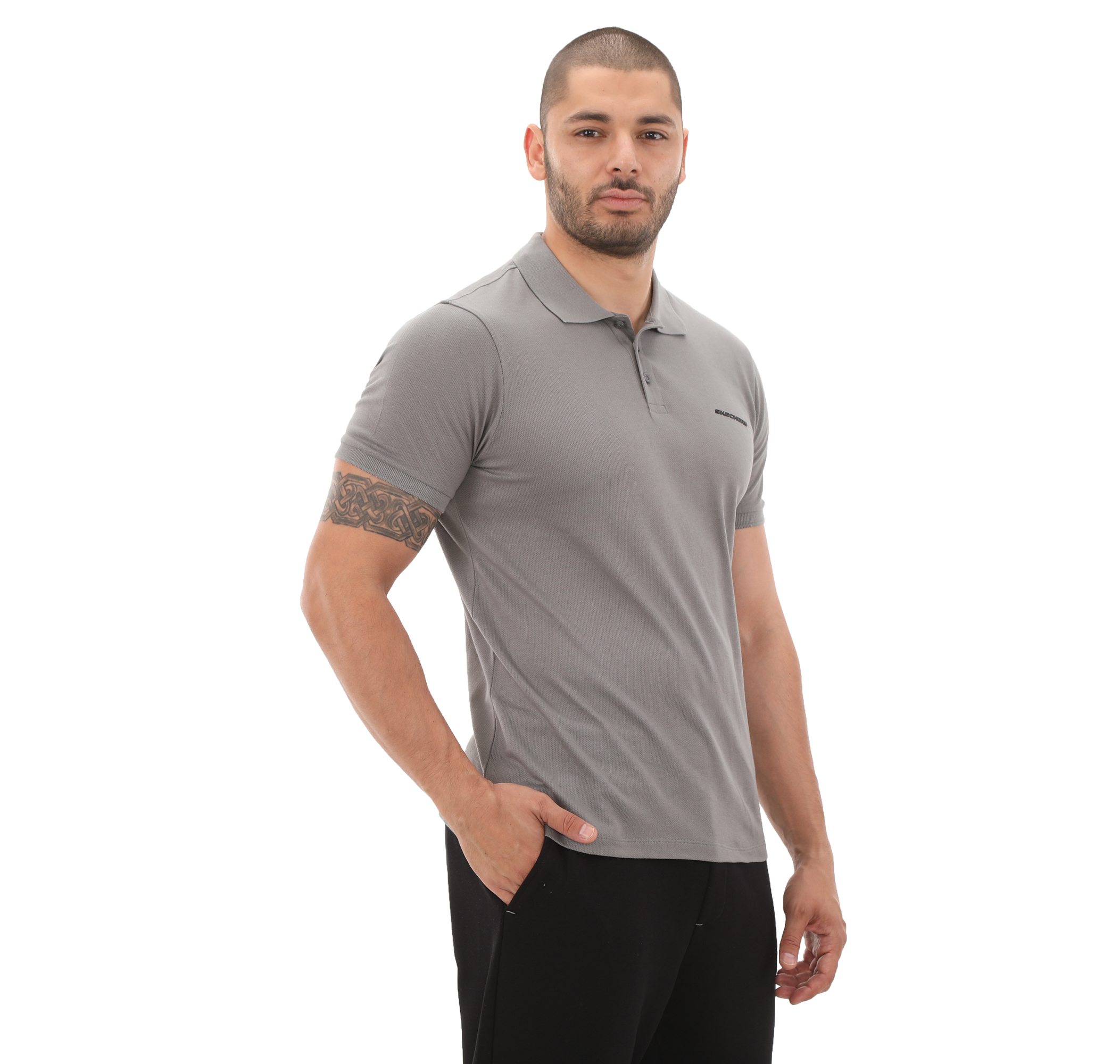 Мужская футболка Skechers Polo M Short Sleeve Polo