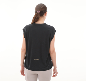 Skechers Soft Touch W Tank T-Shirt Kadın T-Shirt Siyah