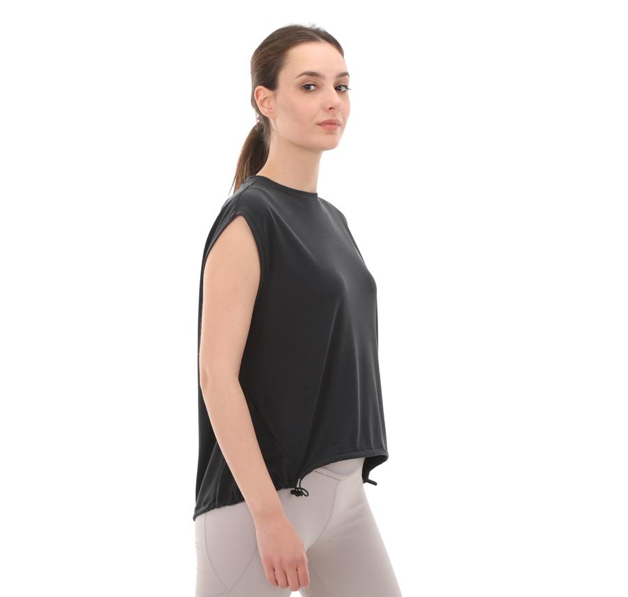 Skechers Soft Touch W Tank T-Shirt Kadın T-Shirt Siyah Skechers Soft Touch W Tank T-Shirt Kadın T-Shirt Siyah