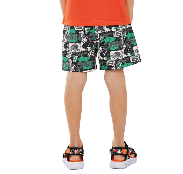Skechers Swimwear B 5 İnch Swimshort Çocuk Şort Ve Kapri Siyah Skechers Swimwear B 5 İnch Swimshort Çocuk Şort Ve Kapri Siyah