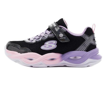 Skechers Twisty Glow Çocuk Spor Ayakkabı Siyah