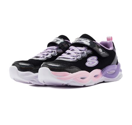 Skechers Twisty Glow Çocuk Spor Ayakkabı Siyah