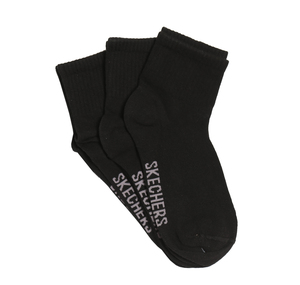 Skechers U Skx Nopad Mid Cut Socks 3 Pack Çorap Siyah