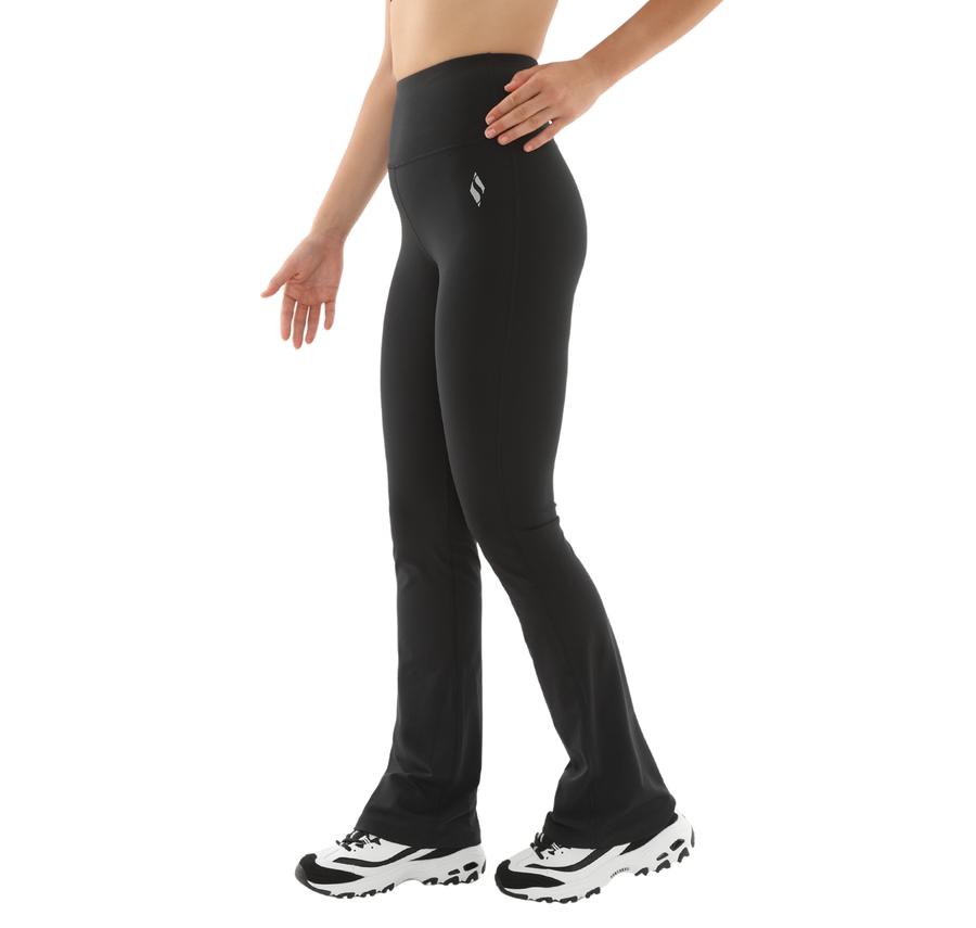 Skechers W Basic Flare Legging Kadın Tayt Siyah Skechers W Basic Flare Legging Kadın Tayt Siyah