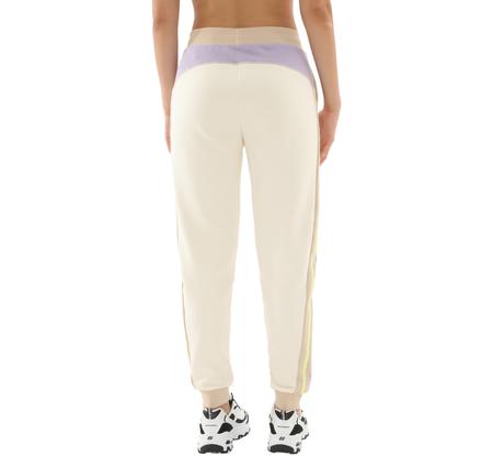 Skechers W Diagonal Lw Fleece Jogger Sweatpant Erkek Eşofman Altı Krem