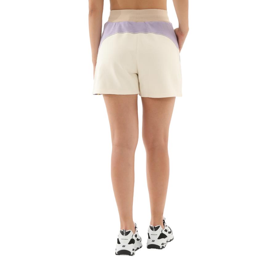 Skechers W Diagonal Lw Fleece Sweatshort Kadın Elbise - Etek Krem Skechers W Diagonal Lw Fleece Sweatshort Kadın Elbise - Etek Krem