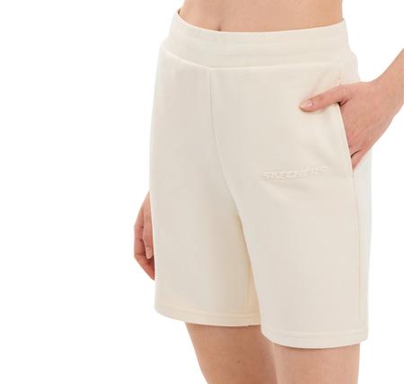 Skechers W Essential 5 Inch Sweat Short Sweat Short Kadın Bej Skechers W Essential 5 Inch Sweat Short Sweat Short Kadın Bej