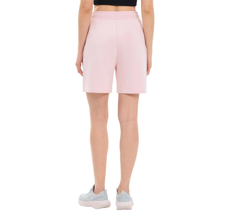 Skechers W Essential 5 Inch Sweat Short Sweat Short Kadın Pembe Skechers W Essential 5 Inch Sweat Short Sweat Short Kadın Pembe