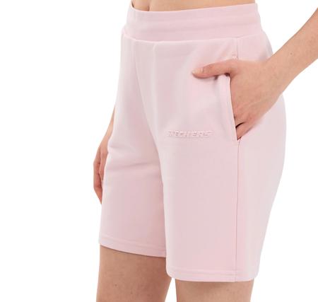 Skechers W Essential 5 Inch Sweat Short Sweat Short Kadın Pembe Skechers W Essential 5 Inch Sweat Short Sweat Short Kadın Pembe
