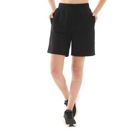 Skechers W Essential 5 Inch Sweatshort Erkek Şort Ve Kapri Siyah