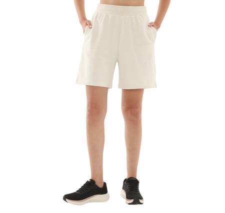 Skechers W Essential 5 Inch Sweatshort Erkek Şort Ve Kapri Beyaz