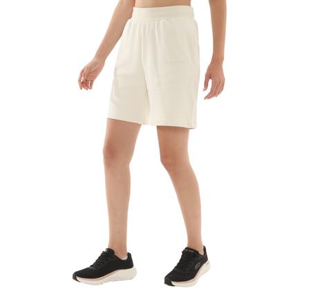 Skechers W Essential 5 Inch Sweatshort Erkek Şort Ve Kapri Beyaz