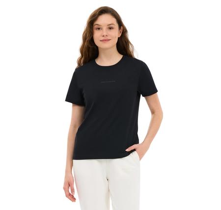 Skechers W Essential Crewneck T-Shirt Kadın T-Shirt Skechers W Essential Crewneck T-Shirt Kadın T-Shirt