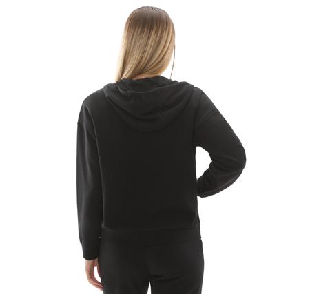 Skechers W Essential Full Zip Sweatshirt Kadın Siyah