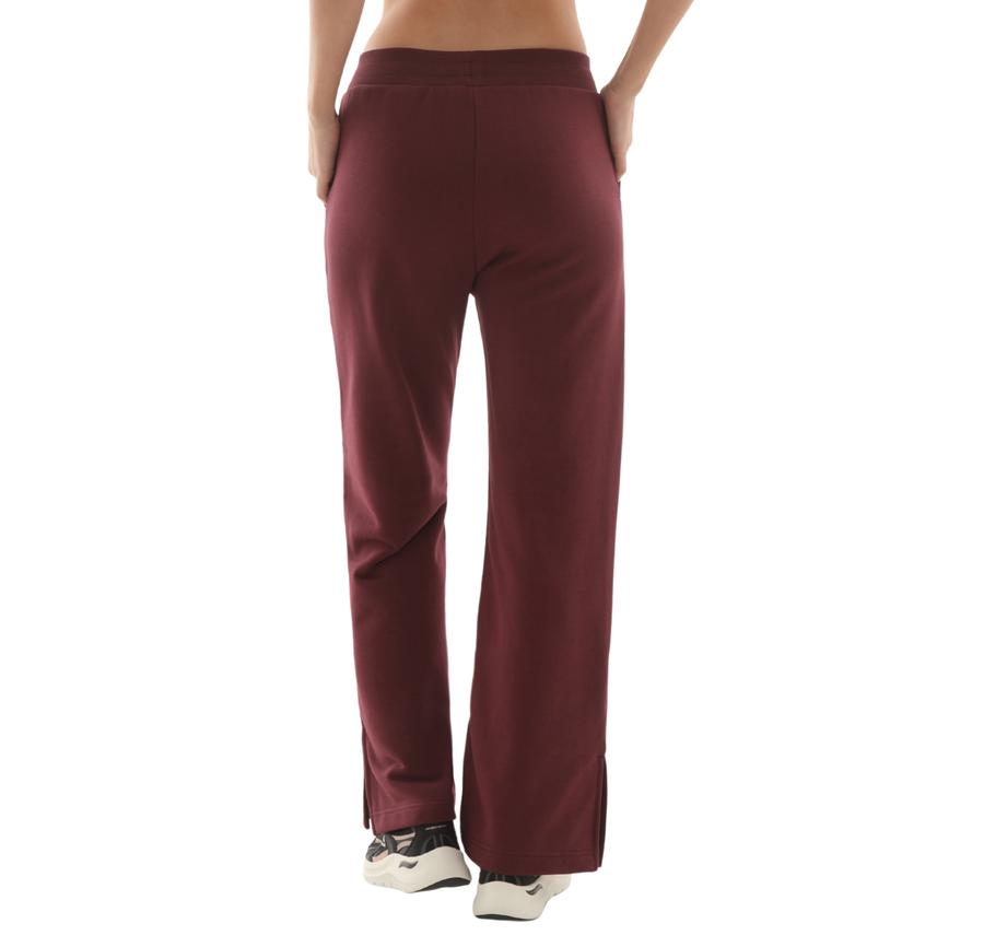 Skechers W Essential Wide Leg Regular Fit Sweatpant Kadın Bordo Skechers W Essential Wide Leg Regular Fit Sweatpant Kadın Bordo