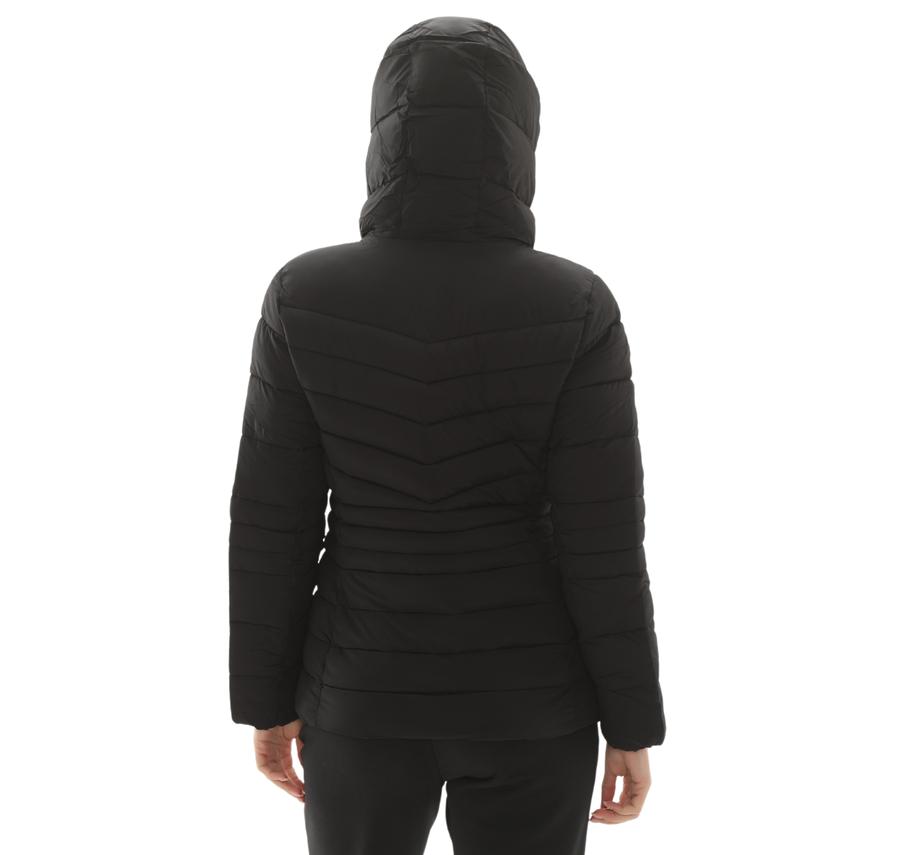 Skechers W Fitted Hoodie Puffer Jacket Kadın Skechers W Fitted Hoodie Puffer Jacket Kadın