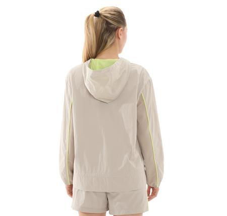 Skechers W Fullzip Jacket Kadın Ceket Krem