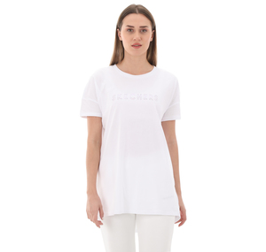 Skechers W Graphic Tee Crew Neck T-Shirt Kadın T-Shirt Beyaz 0