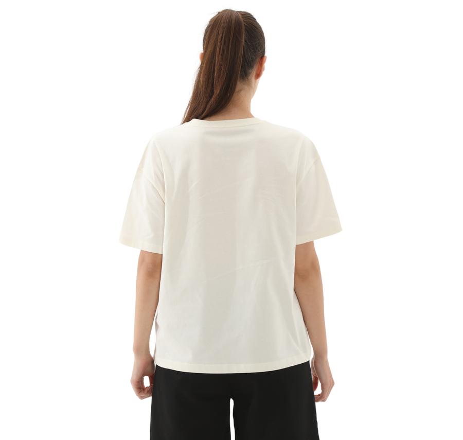 Skechers W Graphic Tee Loose Fit T-Shirt Kadın T-Shirt Beyaz Skechers W Graphic Tee Loose Fit T-Shirt Kadın T-Shirt Beyaz