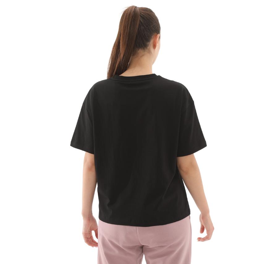 Skechers W Graphic Tee Loose Fit T-Shirt Kadın T-Shirt Siyah Skechers W Graphic Tee Loose Fit T-Shirt Kadın T-Shirt Siyah