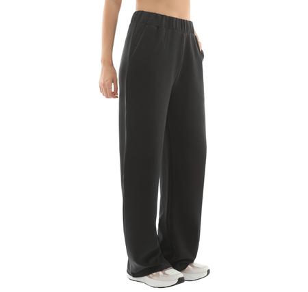Skechers W Lounge Loose Wide Leg Sweatpant Kadın Siyah Skechers W Lounge Loose Wide Leg Sweatpant Kadın Siyah