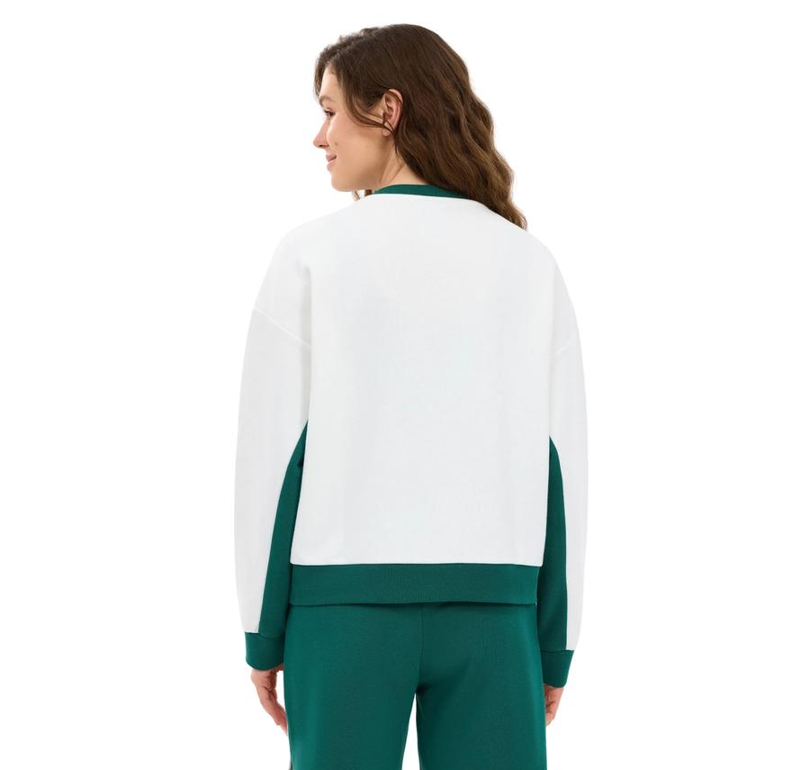 Skechers W Lw Fleece Loose Fit Sweatshirt Kadın Sweatshirt Beyaz Skechers W Lw Fleece Loose Fit Sweatshirt Kadın Sweatshirt Beyaz