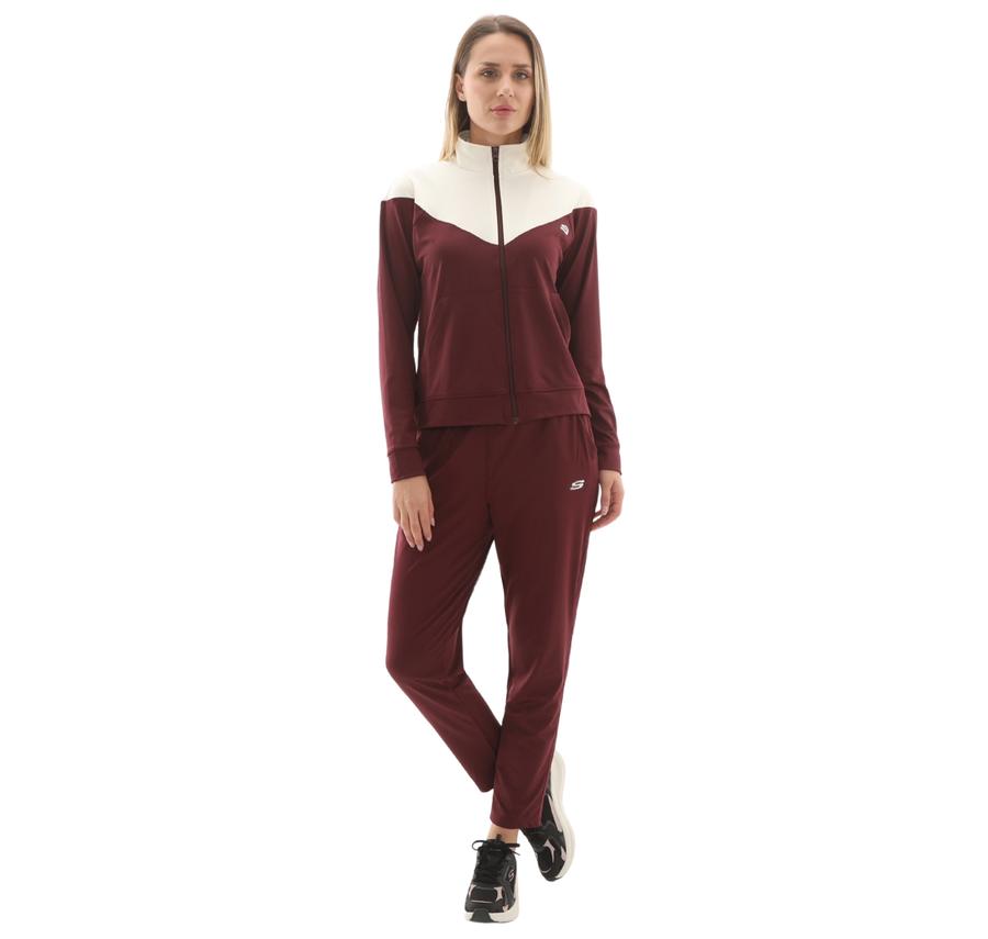 Skechers W Micro Collection Colorblock Suit Kadın Eşofman Takımı Pembe Skechers W Micro Collection Colorblock Suit Kadın Eşofman Takımı Pembe