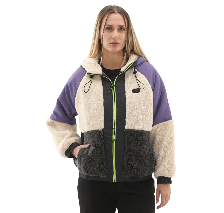 Skechers W Outdoor Fleece Full Zip Sherpa Kadın Ceket Skechers W Outdoor Fleece Full Zip Sherpa Kadın Ceket