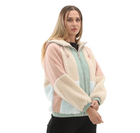 Skechers W Outdoor Fleece Full Zip Sherpa Kadın Ceket Skechers W Outdoor Fleece Full Zip Sherpa Kadın Ceket