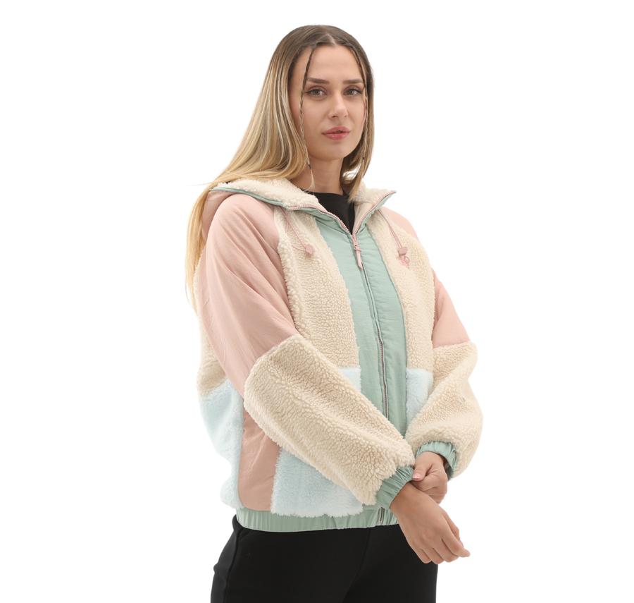 Skechers W Outdoor Fleece Full Zip Sherpa Kadın Ceket Skechers W Outdoor Fleece Full Zip Sherpa Kadın Ceket