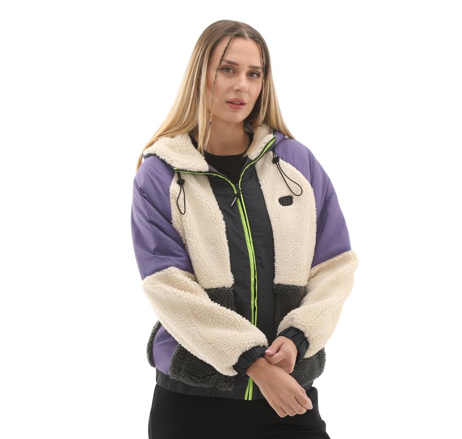 Skechers W Outdoor Fleece Full Zip Sherpa Kadın Ceket Skechers W Outdoor Fleece Full Zip Sherpa Kadın Ceket
