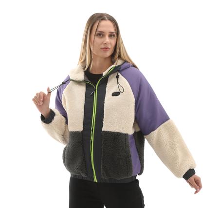 Skechers W Outdoor Fleece Full Zip Sherpa Kadın Ceket Skechers W Outdoor Fleece Full Zip Sherpa Kadın Ceket