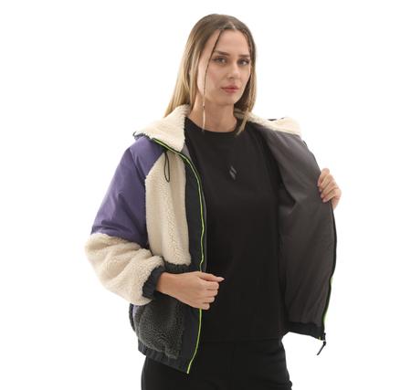 Skechers W Outdoor Fleece Full Zip Sherpa Kadın Ceket Skechers W Outdoor Fleece Full Zip Sherpa Kadın Ceket