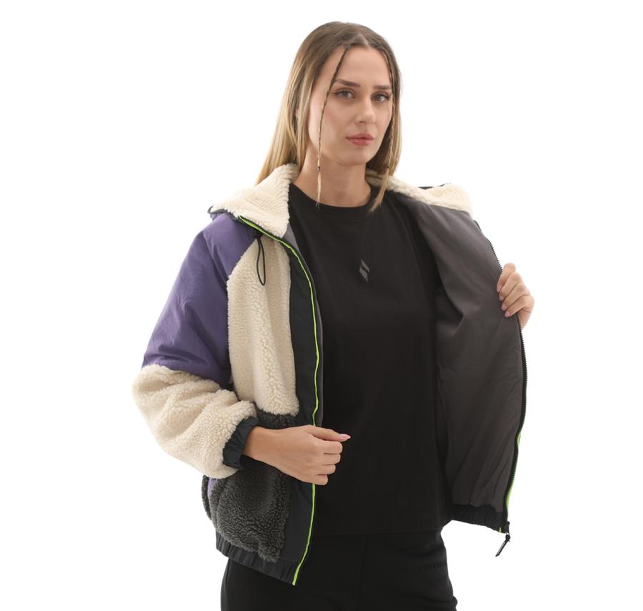 Skechers W Outdoor Fleece Full Zip Sherpa Kadın Ceket Skechers W Outdoor Fleece Full Zip Sherpa Kadın Ceket