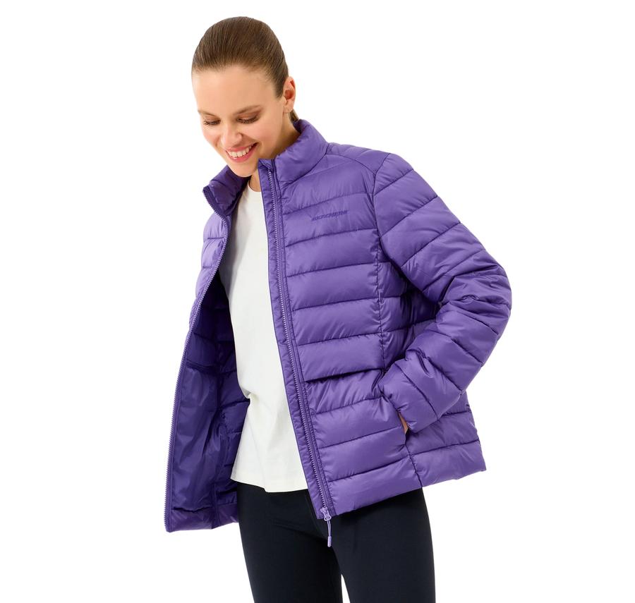 Skechers W Outerwear Pop Up Detailed Padded Jacket Kadın Ceket Skechers W Outerwear Pop Up Detailed Padded Jacket Kadın Ceket