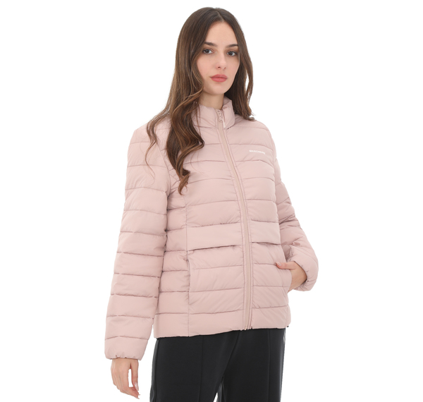 Skechers W Outerwear Pop Up Detailed Padded Jacket Kadın Ceket Pembe Skechers W Outerwear Pop Up Detailed Padded Jacket Kadın Ceket Pembe