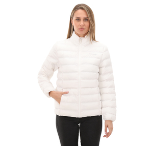 Skechers W Outerwear Pop Up Detailed Padded Jacket Kadın Mont Beyaz