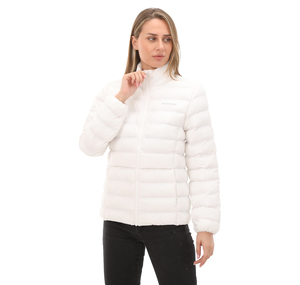 Skechers W Outerwear Pop Up Detailed Padded Jacket Kadın Mont Beyaz