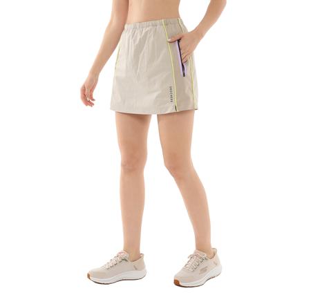 Skechers W Skort Short Kadın Elbise - Etek Krem