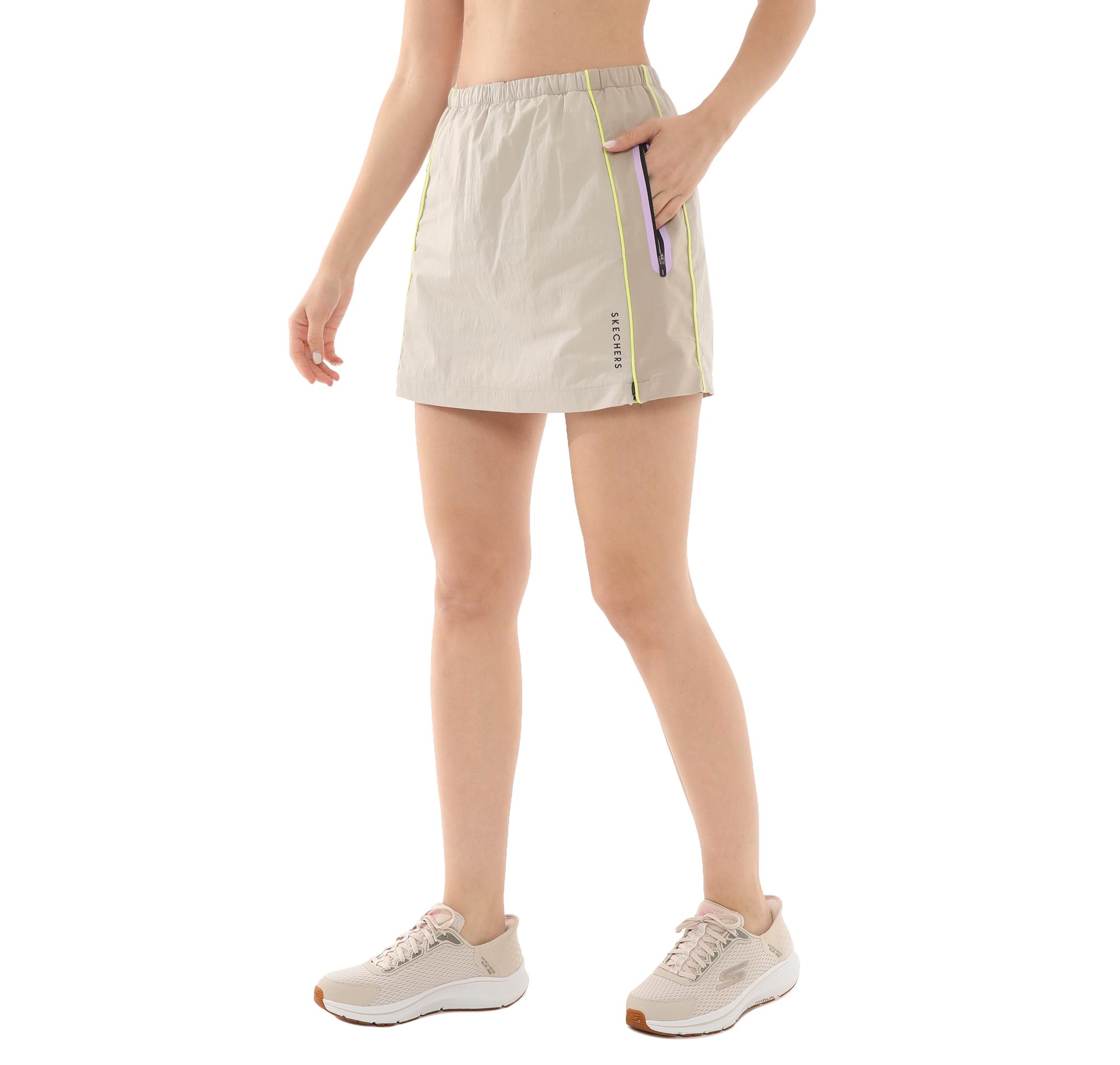 Женская юбка Skechers W Skort Short Elbise Etek Krem