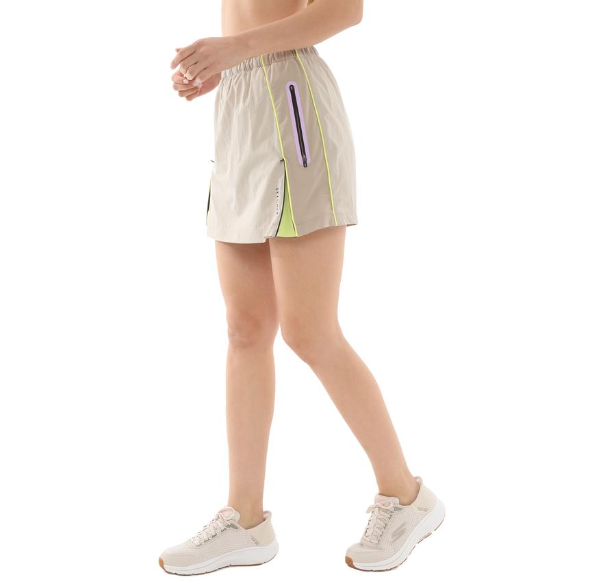 Skechers W Skort Short Kadın Elbise - Etek Krem Skechers W Skort Short Kadın Elbise - Etek Krem