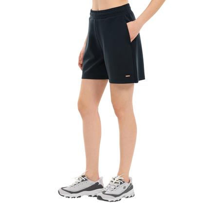 Skechers W Soft Touch Regular Sweatshort Kadın Şort Ve Kapri Siyah Skechers W Soft Touch Regular Sweatshort Kadın Şort Ve Kapri Siyah