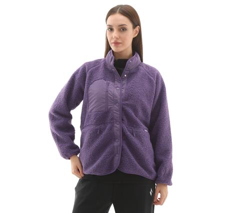 Skechers W Woven Detailed Pull Over Sherpa Kadın