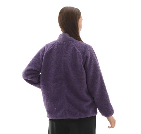 Skechers W Woven Detailed Pull Over Sherpa Kadın