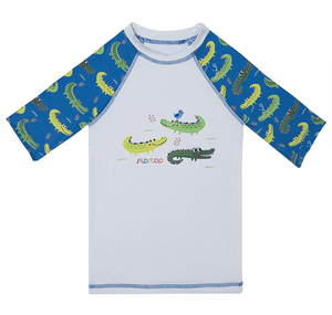 Slipstop Alligator T-Shirt Çocuk T-Shirt Beyaz 0