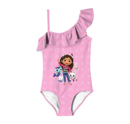 Slipstop Charmsy Swimsuit Çocuk Mayo Pembe