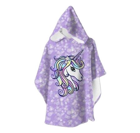 Slipstop Filly Poncho Çocuk T-Shirt Mor