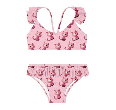 Slipstop Kiki Bikini Çocuk Mayo Pembe