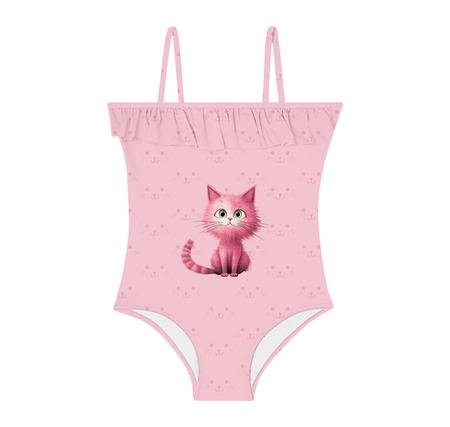 Slipstop Kiki Swimsuit Çocuk Mayo Pembe